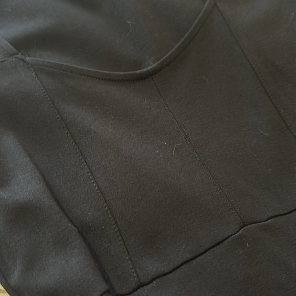 H&M women’s dress black size 8 body on black goth - Picture 3 of 6